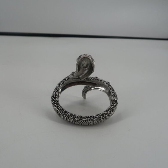 Snake Style Rhinestone Bracelet Hinge Style Closure - Picture 5 of 5